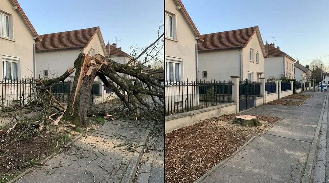 Résultat élagage à Épernay — Elagage Épernay