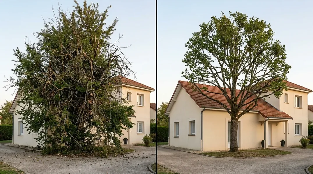 Résultat élagage à Épernay — Elagage Épernay